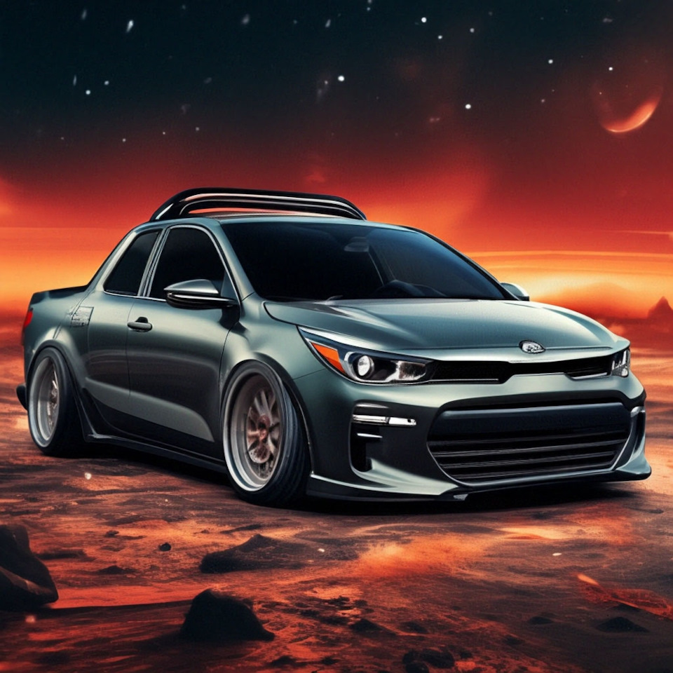 Киа Рио пикап) — KIA Rio (4G), 1,6 л, 2018 года | фотография | DRIVE2