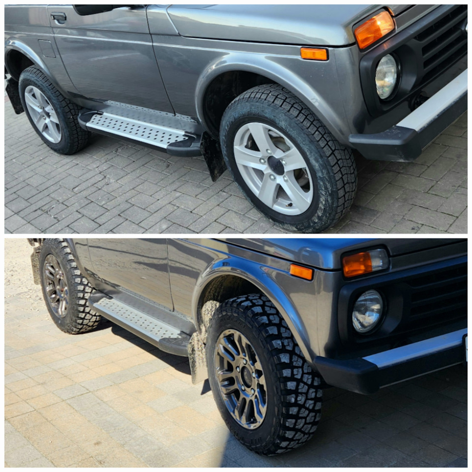 Диски-Скад Тайга/Резина- Cordiant Off-Road 2 — Lada 4x4 3D, 1,7 л, 2023 ...