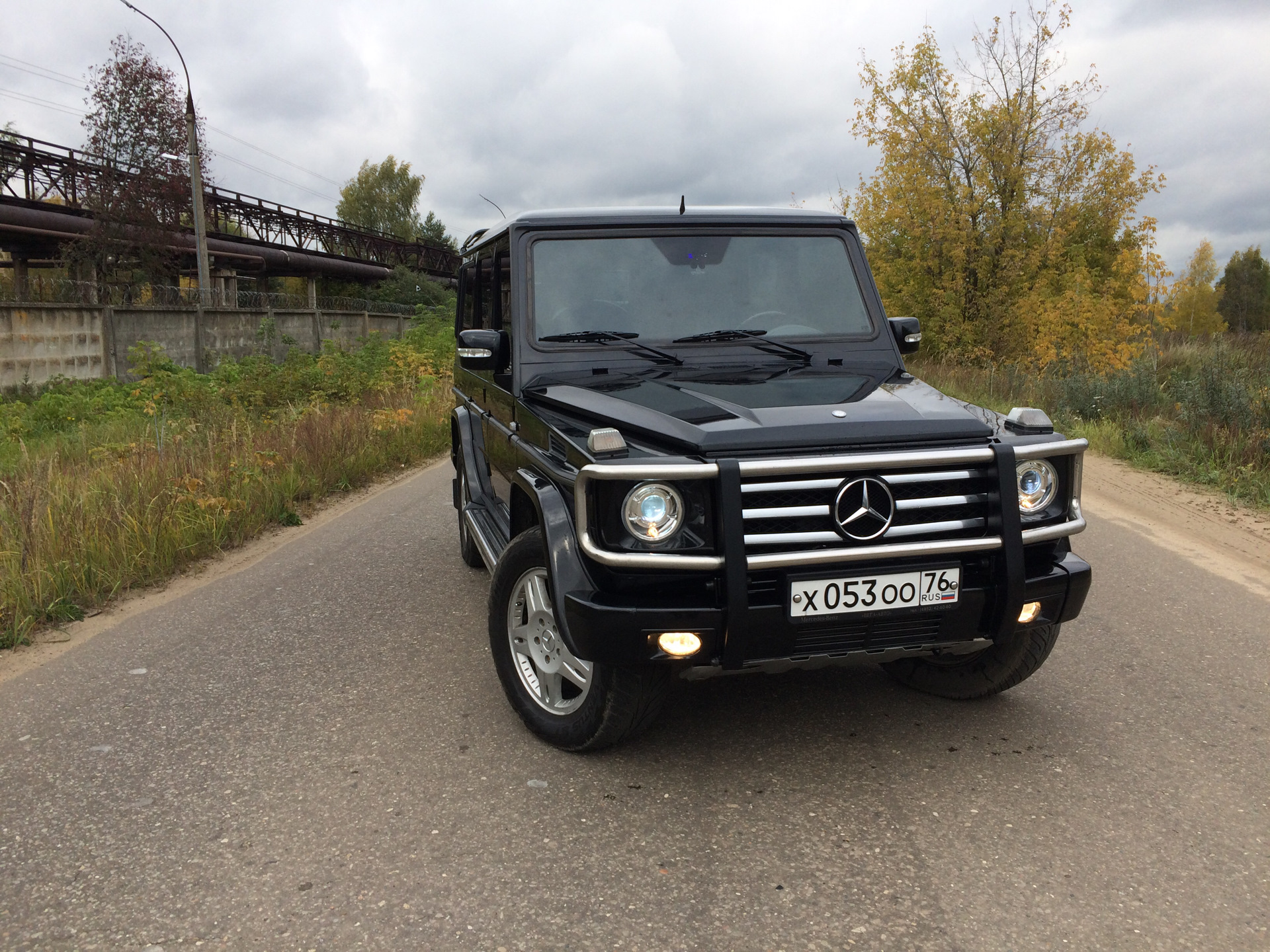 Mercedes Benz Гелик в городе