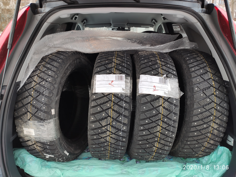 Новые зимние шины — Honda CR-V (RE), 2 л, 2007 года | шины | DRIVE2