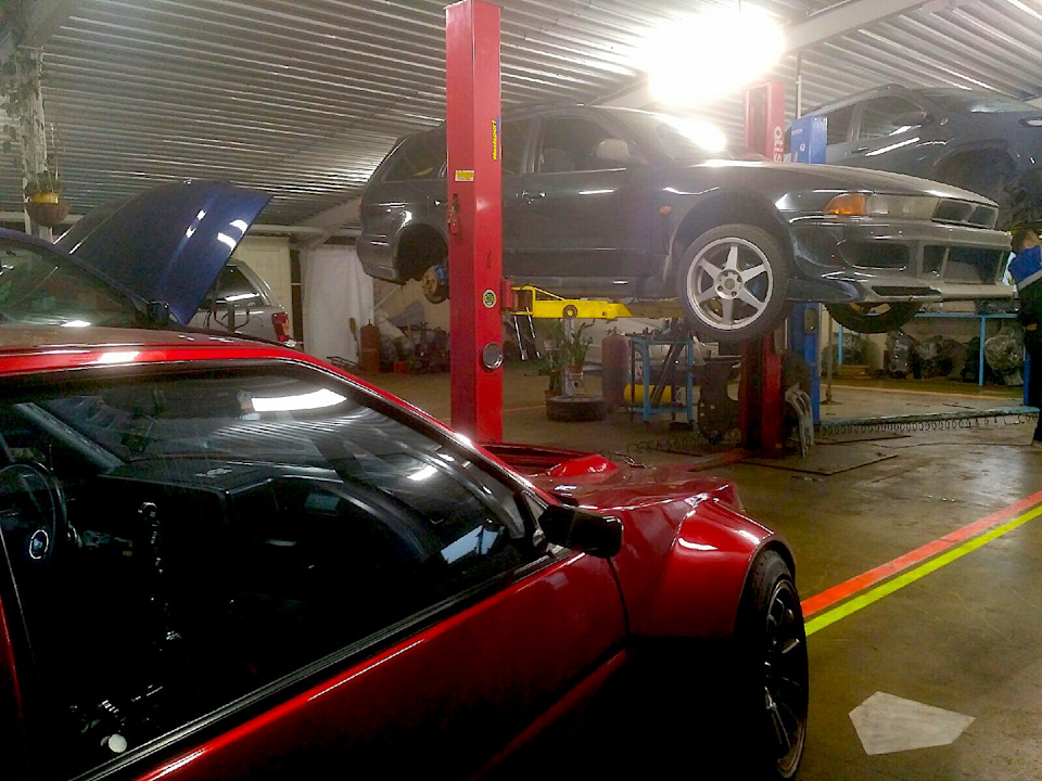 Чехлы на койловеры, развал-схождение и приподнятый зад — Mitsubishi ...