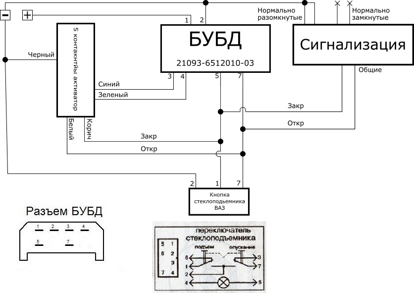 Бубд 2190 схема подключения