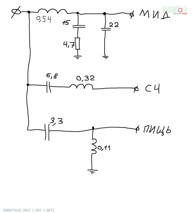 Heco victa prime 702 схема кроссовера