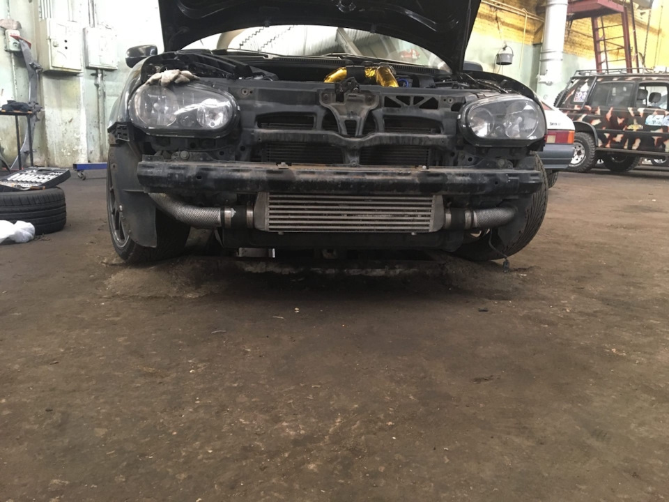 Промывка интеркулера, восстановил переднюю губу от юби. — Volkswagen ...