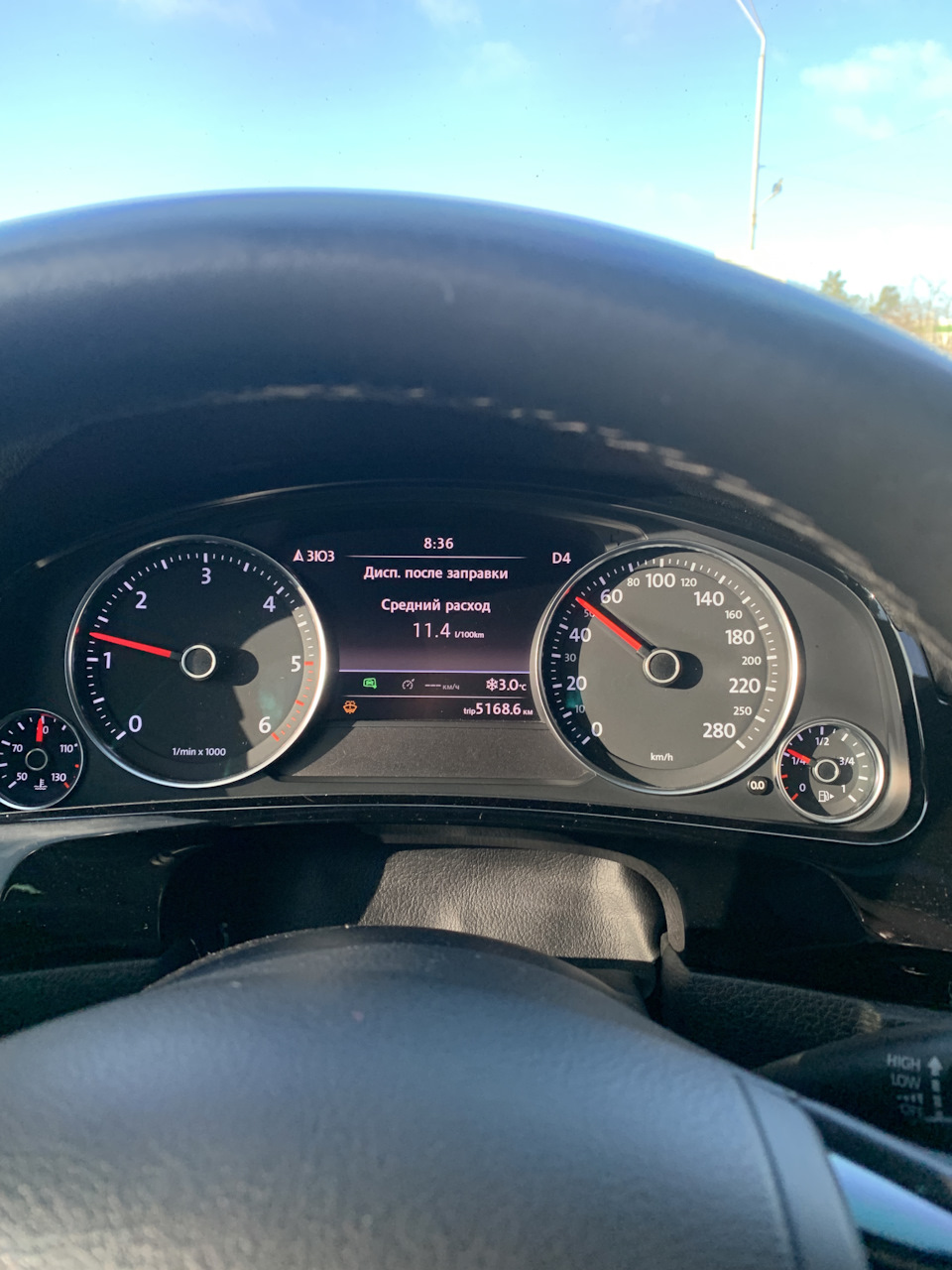 Расход по трассе — Volkswagen Touareg (2G), 4,2 л, 2013 года ...