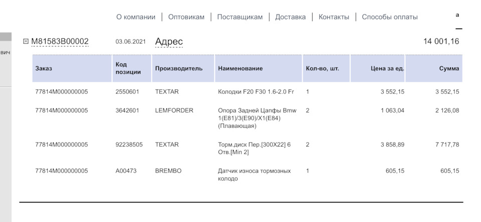 Передние тормозные диски + плавающие сайлентблоки — BMW 3 series (F30 ...