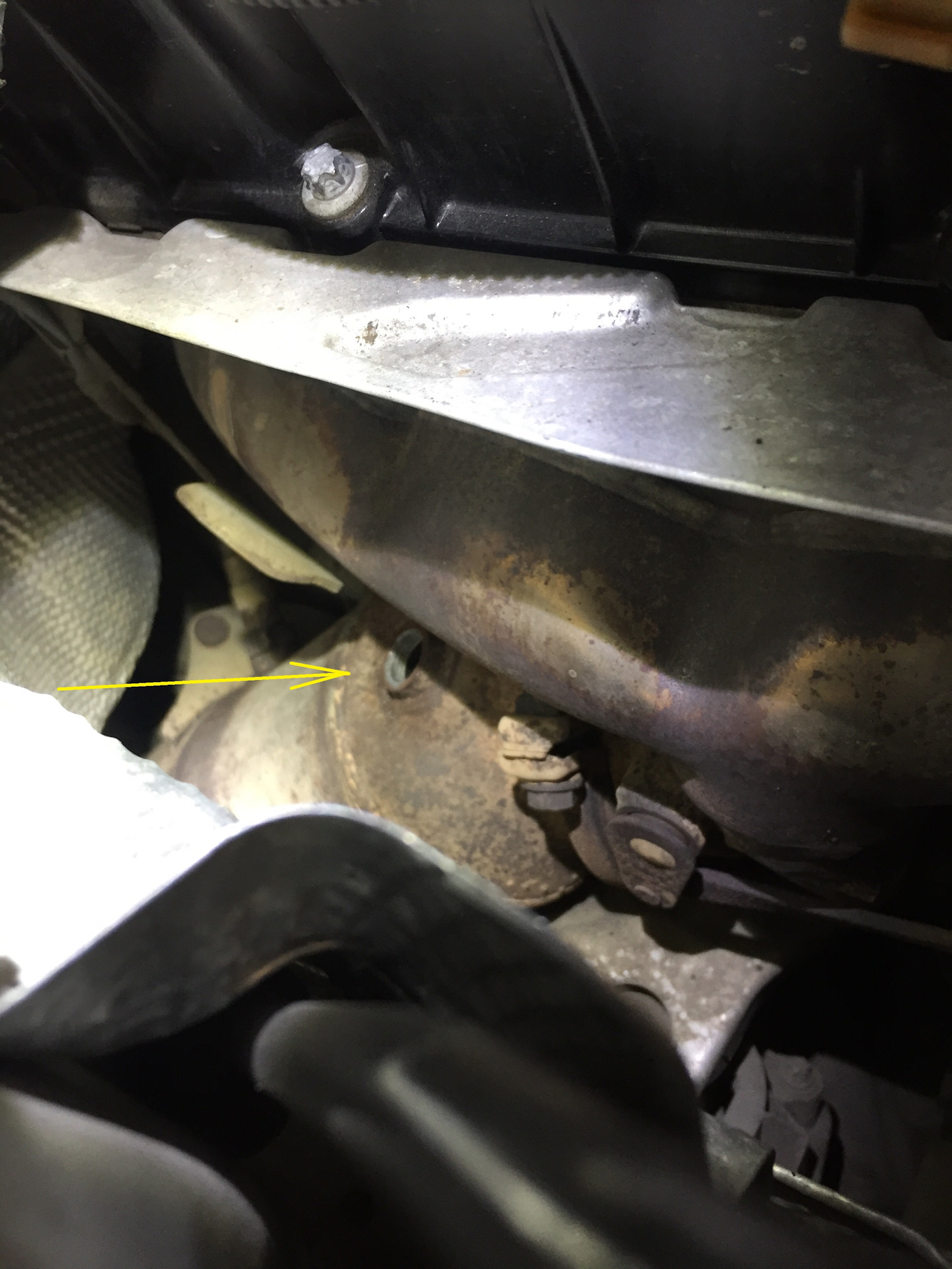 12B104 подогрев лямбда-зонда перед катализатором, активация: обрыв ...