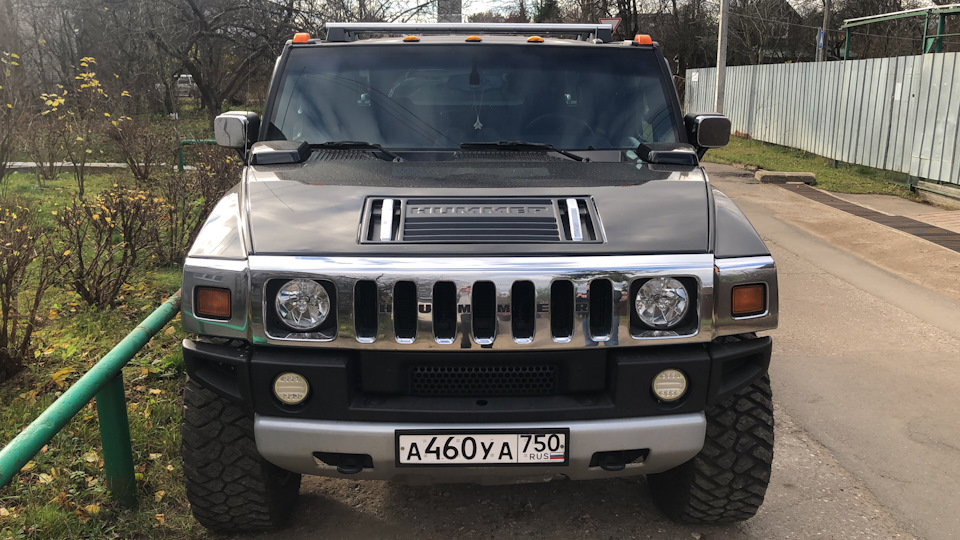 Как снять накладку капота хаммер h3 Накладка гриль на капот - Hummer H2 SUT, 6 л, 2005 года аксессуары DRIVE2