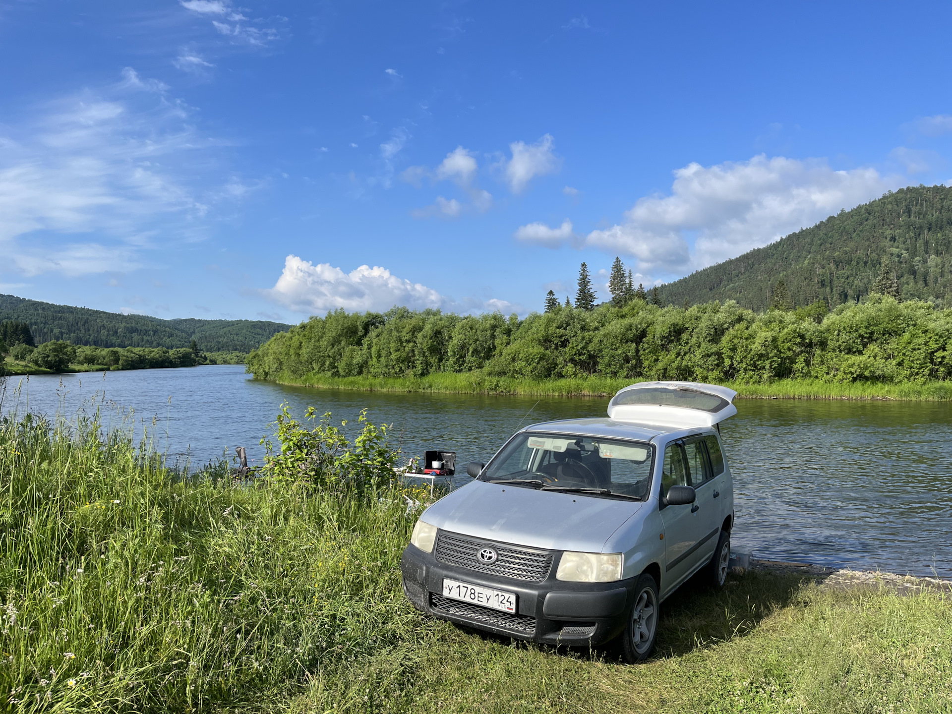 Первые поездки за город — Toyota Succeed, 1,5 л, 2003 года | путешествие |  DRIVE2