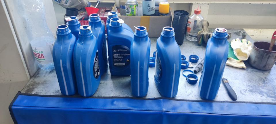 Полная замена масла в АКПП — Hyundai i40, 2 л, 2015 года | визит на ...