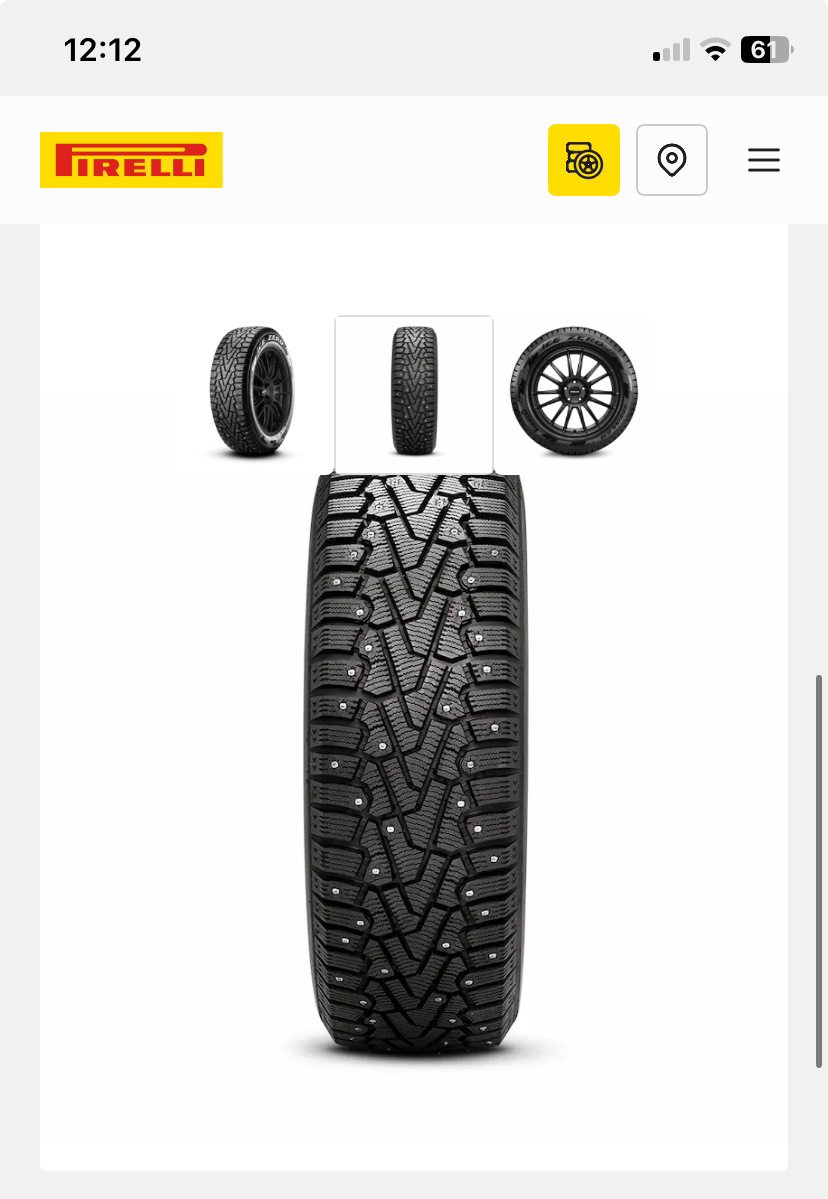 Шипованная зимняя резина Pirelli 205/60/16 (Отзыв) — Volkswagen Golf ...