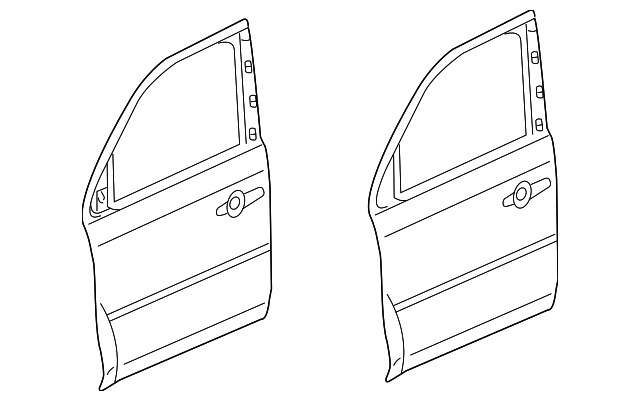 67010SZAA90ZZ ДВЕРЬ ПЕР ПРАВ\PANEL COMP R FR D Honda | Запчасти на DRIVE2