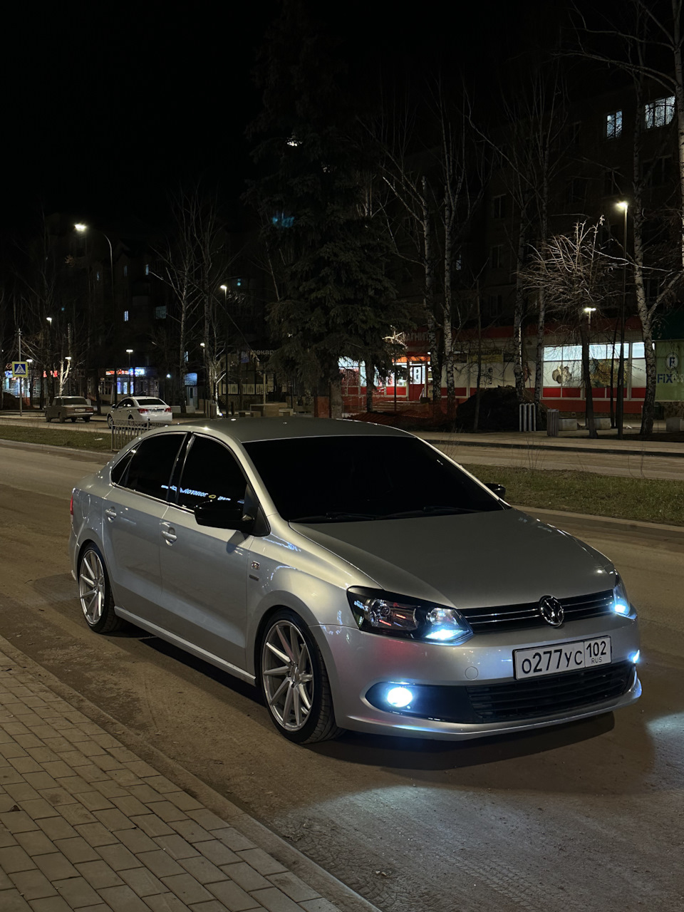 Установка винтовой подвески Та-Техник — Volkswagen Polo Sedan, 1,6 л, 2013  года | тюнинг | DRIVE2