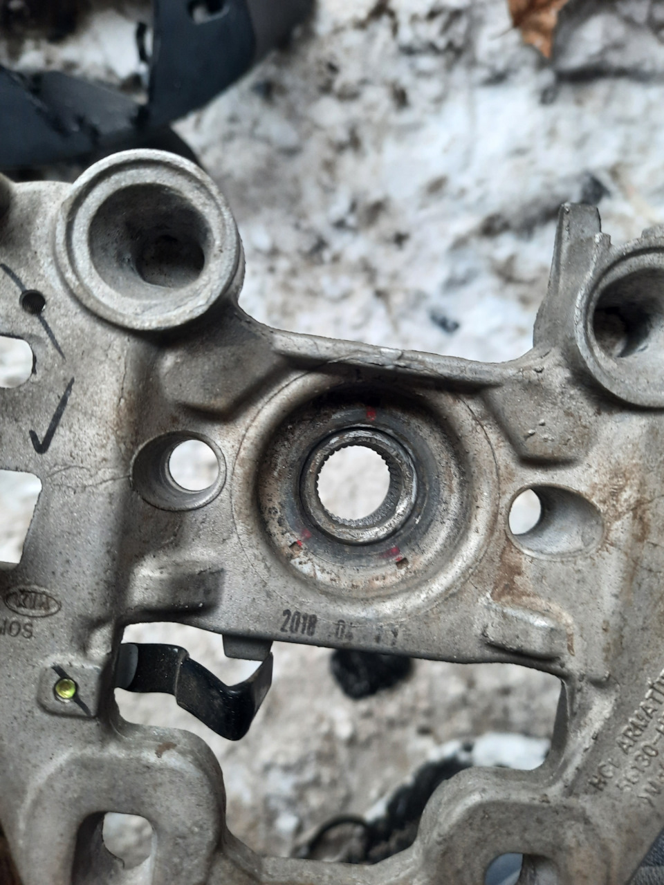 Руль Солярис 2 на акцент — Hyundai Accent (3G), 1,5 л, 2008 года ...