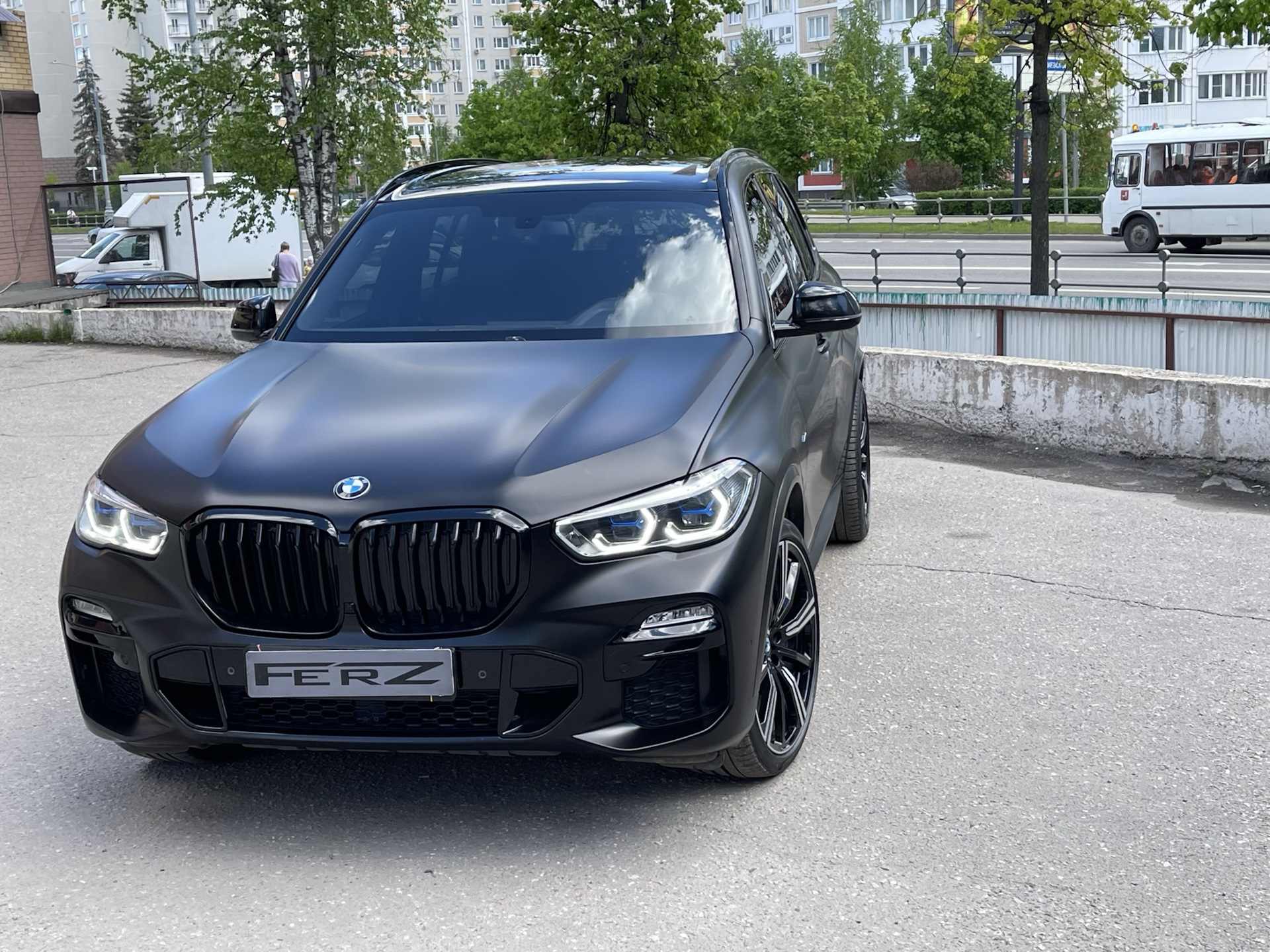 Black mat BMW