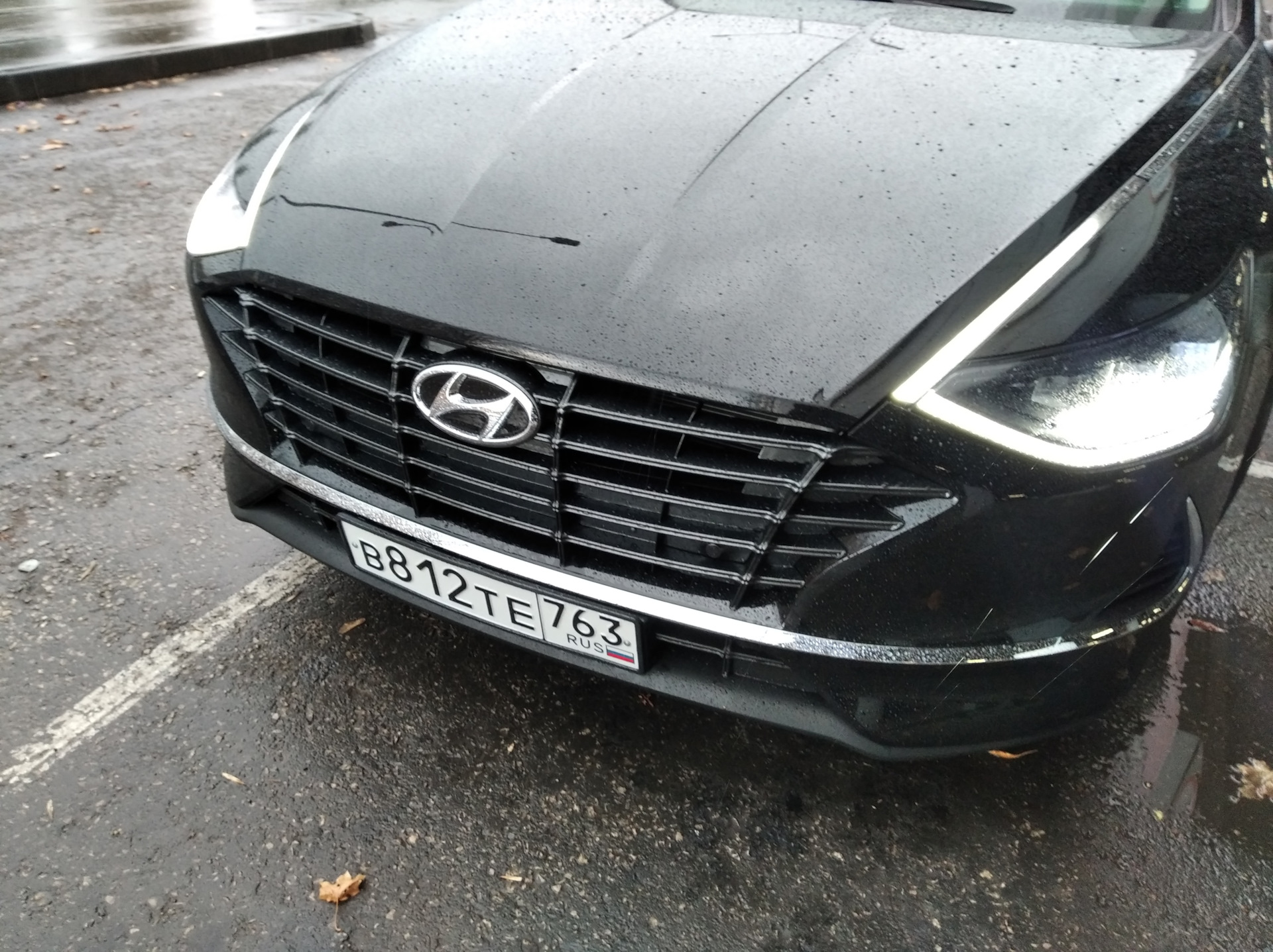 Перенос заводской рамки номерного знака своими руками — Hyundai Sonata VIII  (DN8), 2 л, 2020 года | стайлинг | DRIVE2