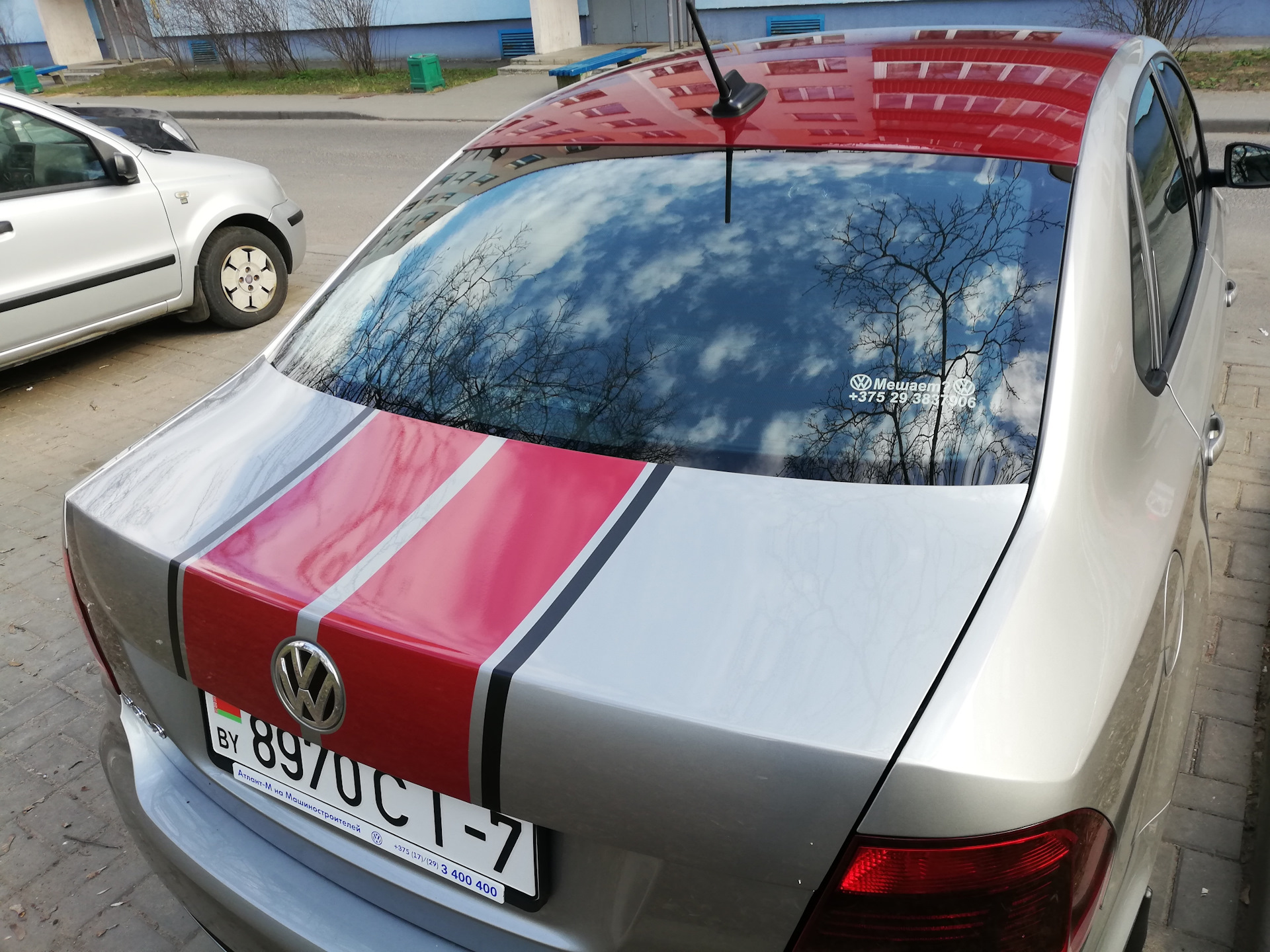 Полосы на VW Polo sedan gt