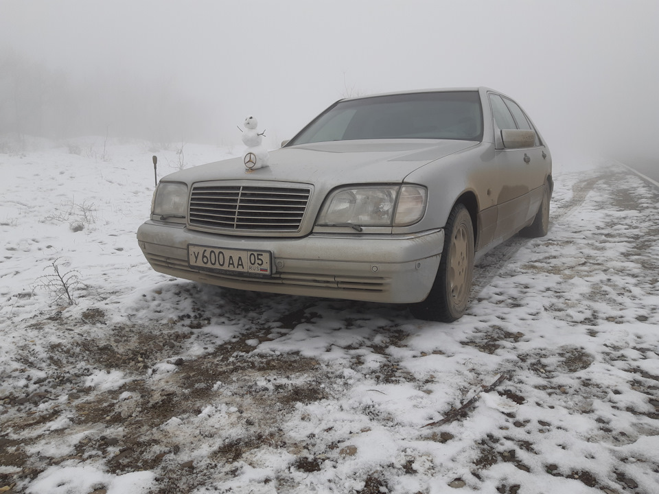 Профилактика механизма дворника. — Mercedes-Benz S-Class (W140), 5 л ...