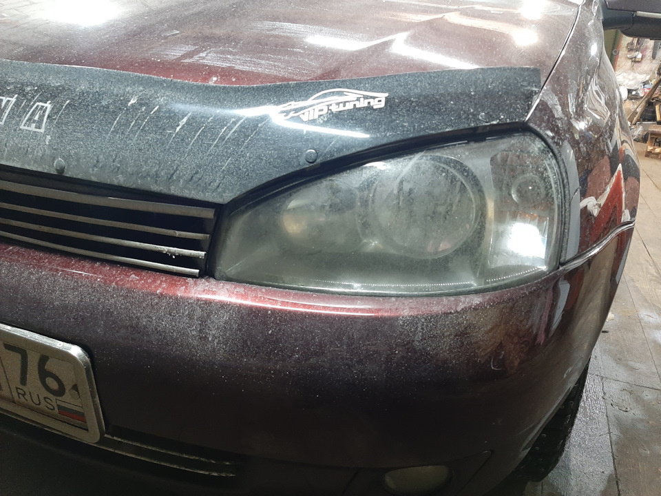 Лампочки дальнего — Lada Калина Универсал (1G), 1,6 л, 2009 года ...