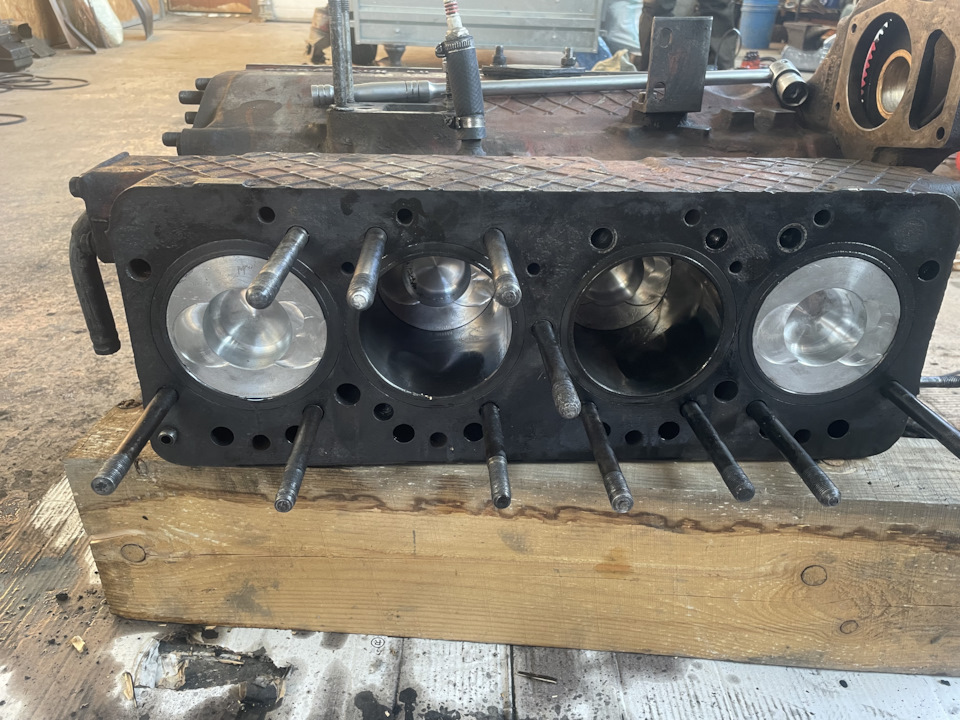 Капиталка двигателя СМД и переделка под сцепление ЗИЛ! — ЗИЛ 130, 5 л ...