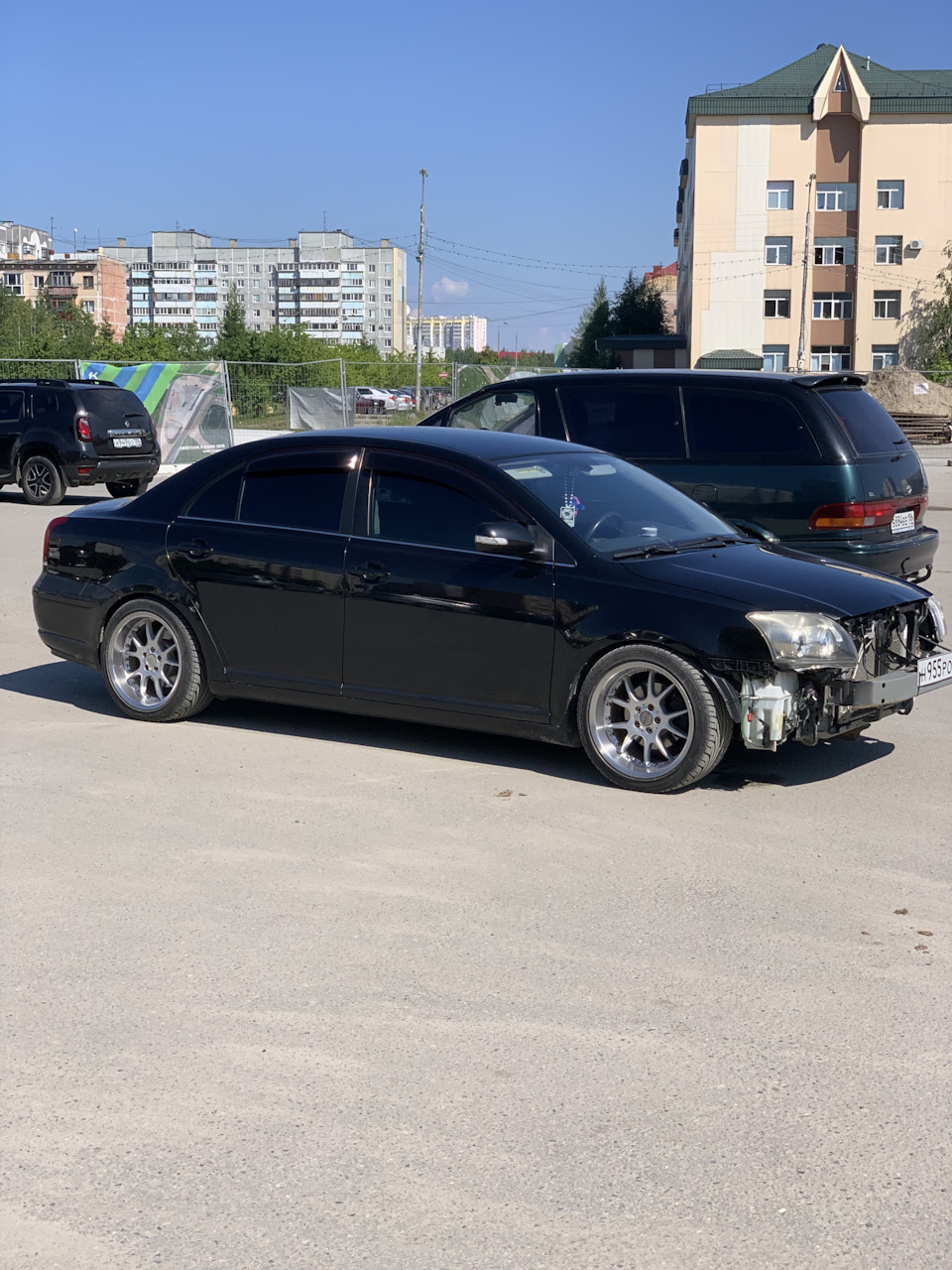 Ниже, жёстче😎 — Toyota Avensis II, 1,8 л, 2007 года | тюнинг | DRIVE2