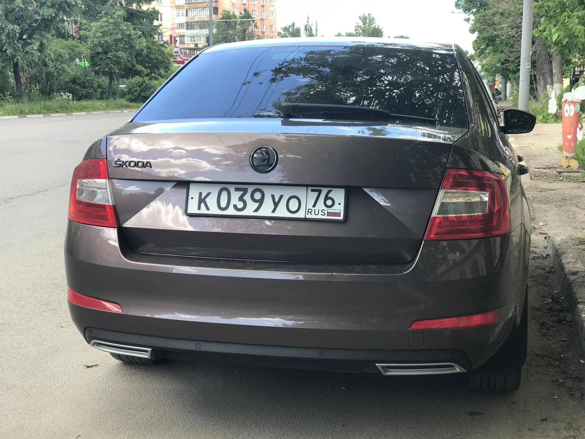 Skoda Octavia Black антихром