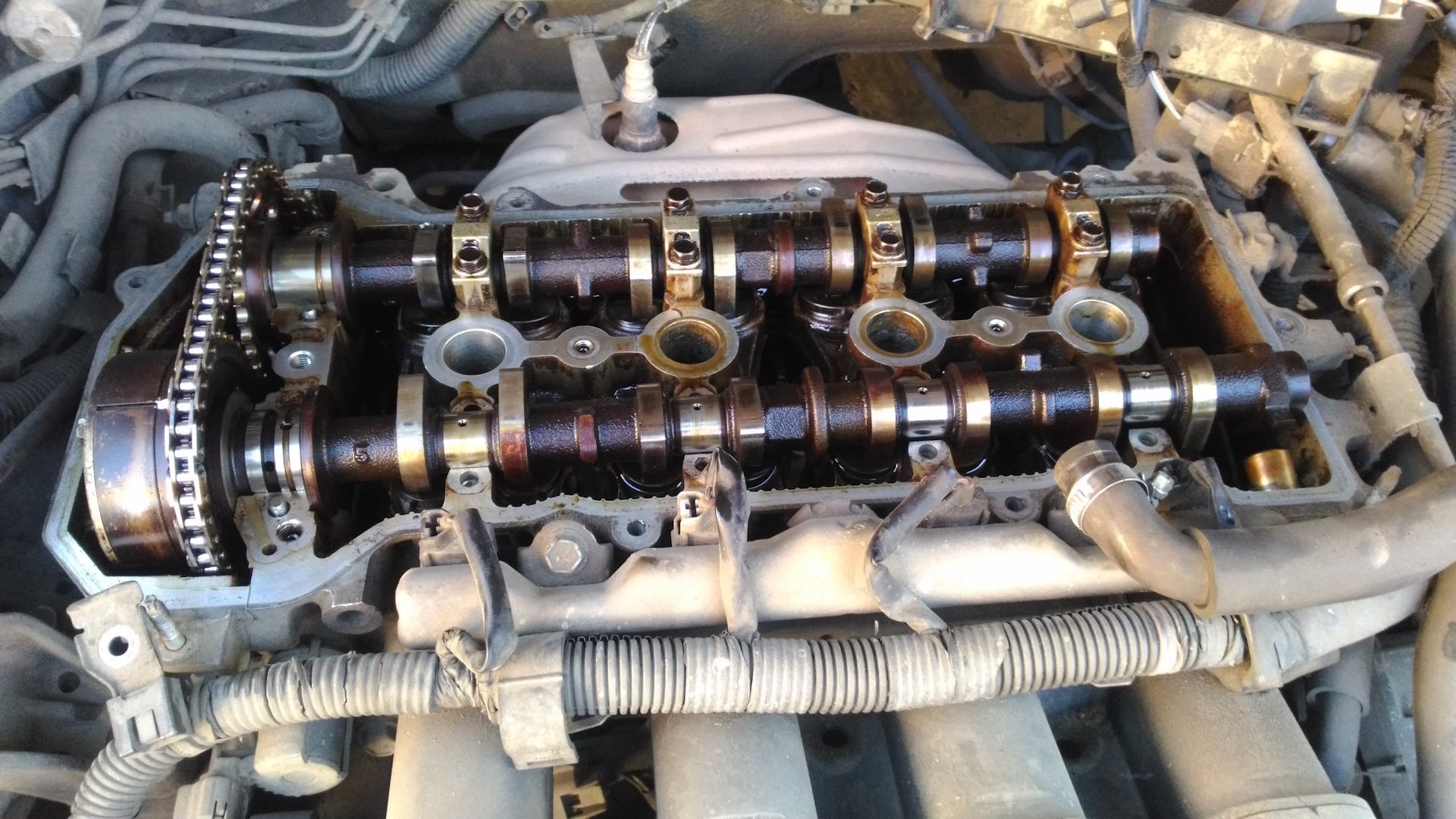 4 распредвала в двигателе. система vanos бмв. распредвал субару ej153. метки грм ленд ровер фрилендер 2. 6.