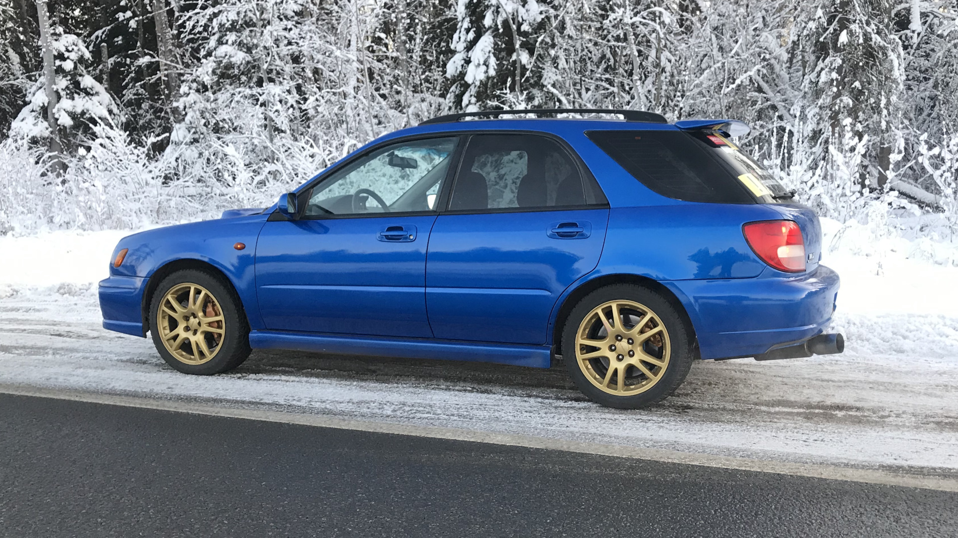 Subaru Impreza WRX (GD, GG) 2.0 бензиновый 2002 | Синяя стрела 337hp 6МТ на  DRIVE2