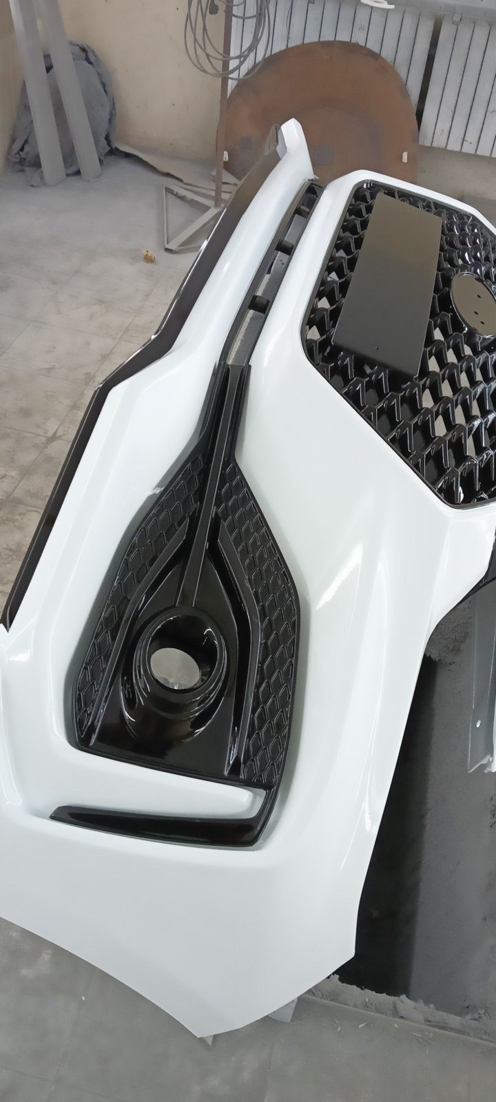 Передний бампер юрол тюнинг — Hyundai Solaris (2G), 1,6 л, 2017 года ...