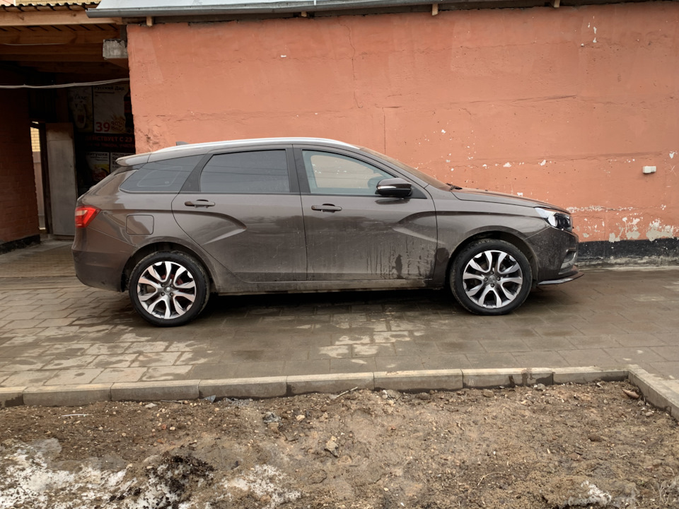 Занижение -50 Веста sw — Lada Vesta SW (1G), 1,6 л, 2018 года ...