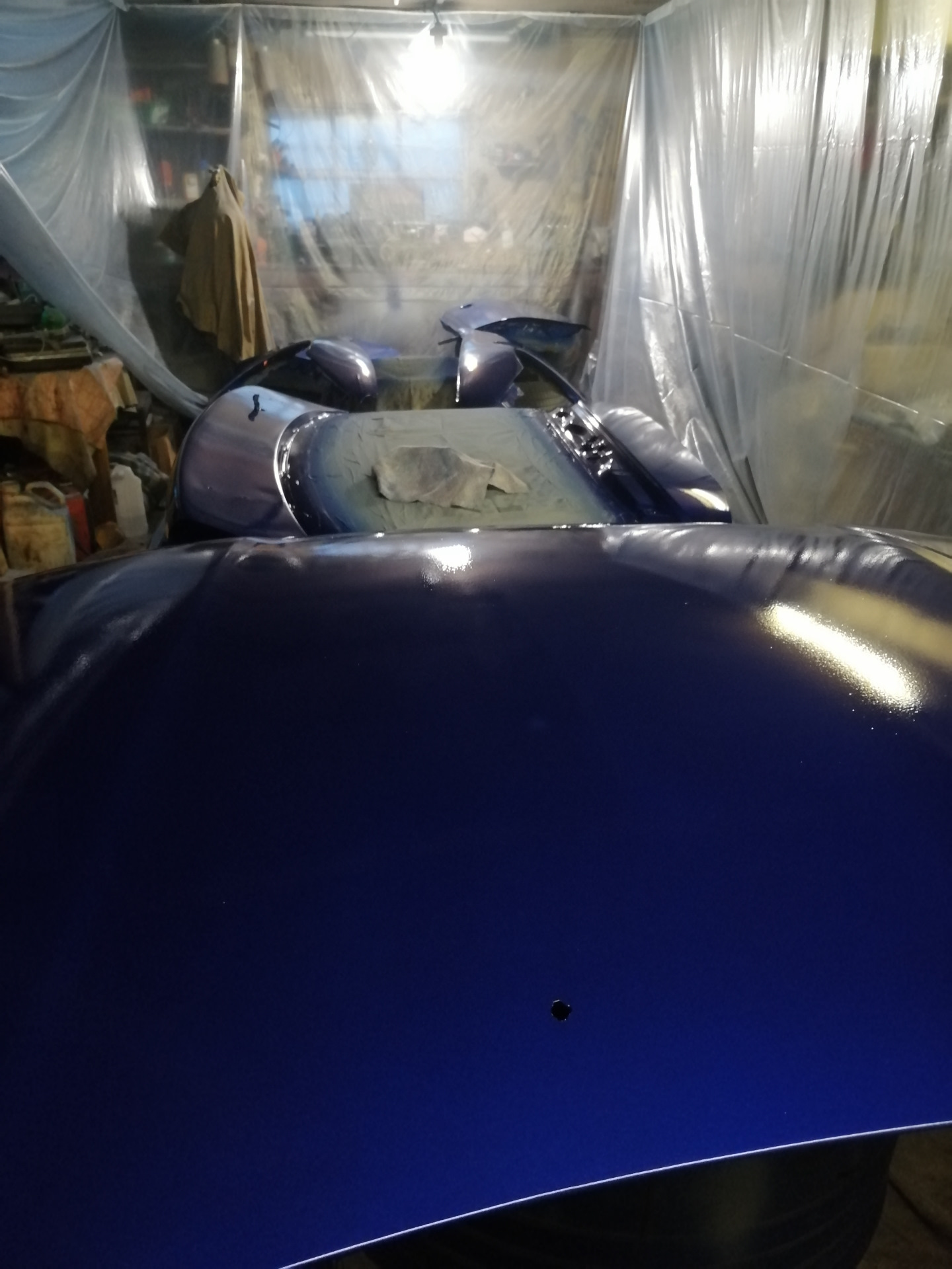 Покраска в цвет Мускари 426 — Mazda 323 V, 1,5 л, 1996 года | кузовной ...