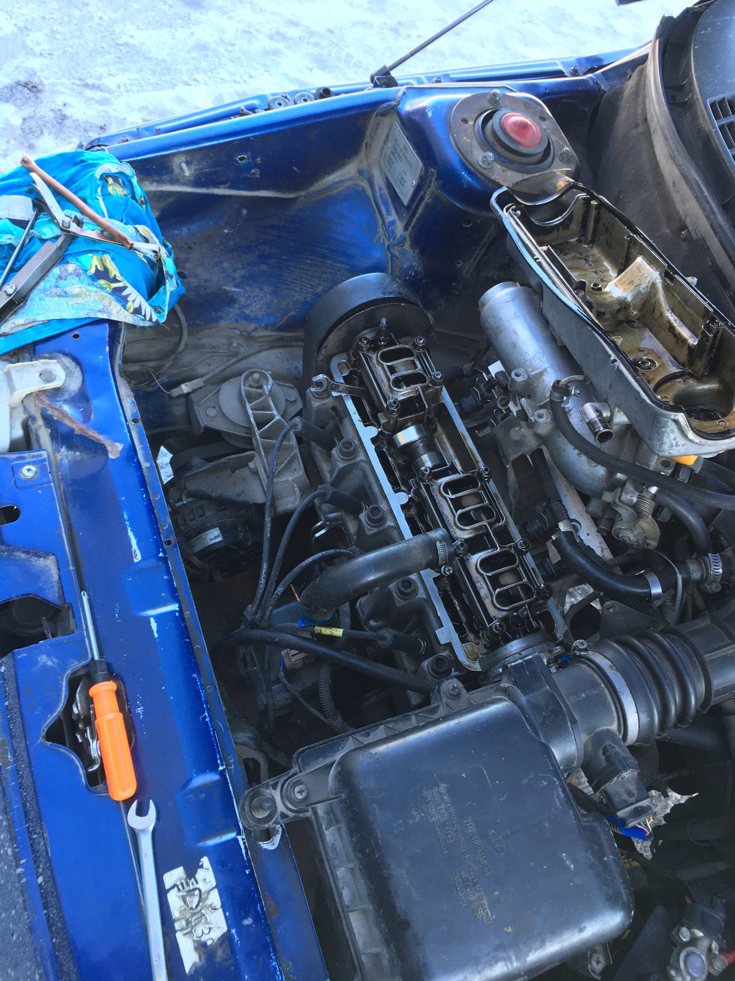 Регулировка клапанов — Lada 21102, 1,5 л, 2002 года | расходники | DRIVE2