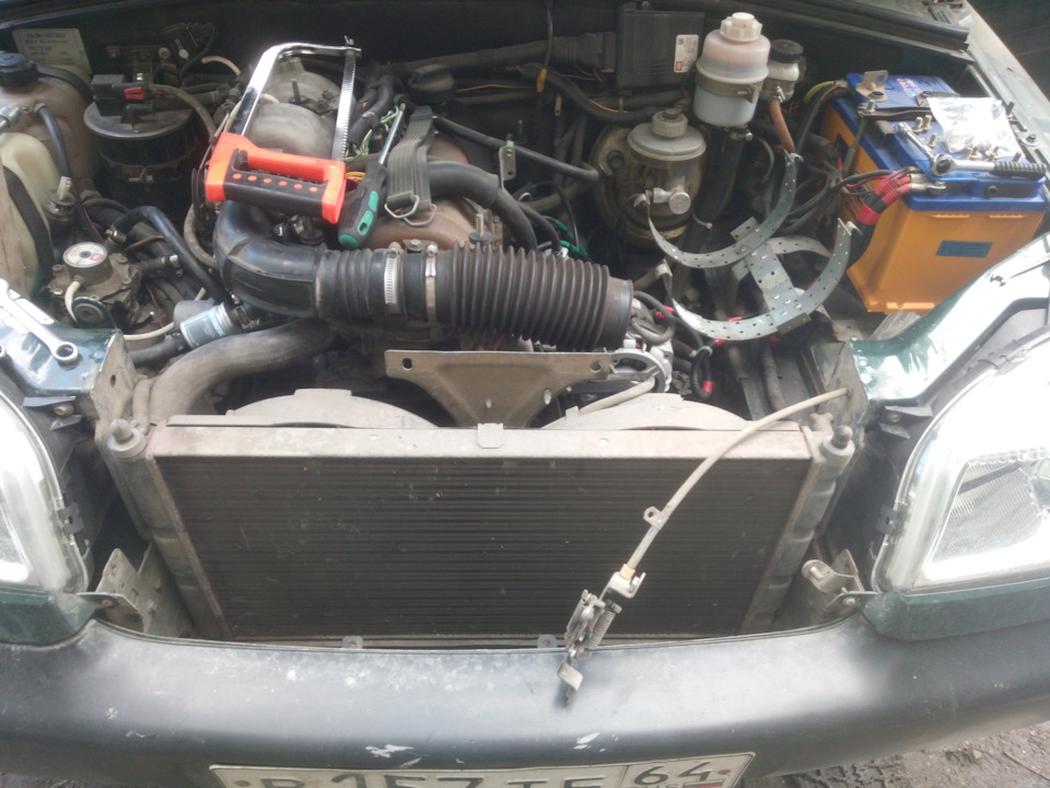 рамка радиатора съемная. — Chevrolet Niva, 1,7 л., 2004 года | тюнинг ...