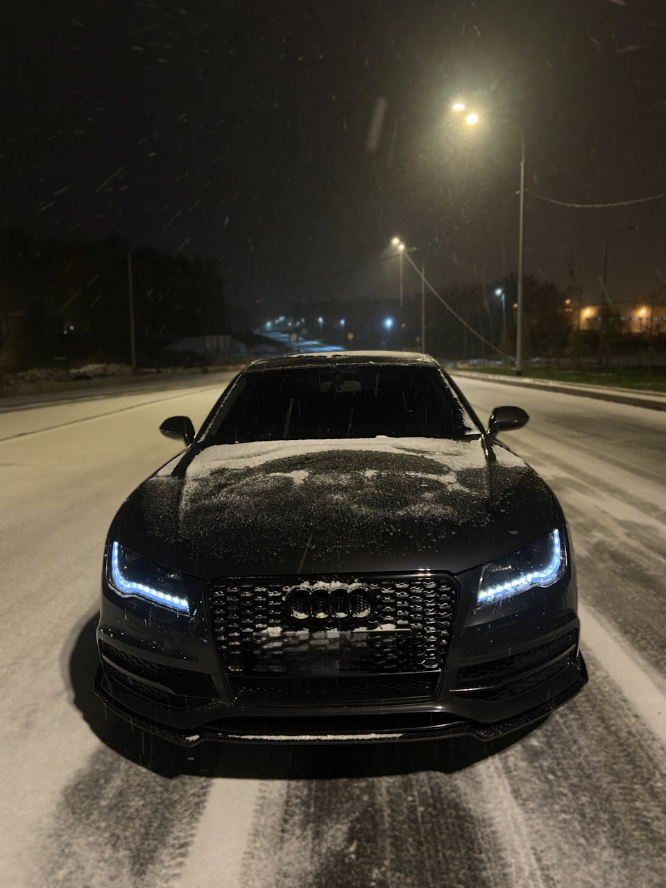 Audi A7. Black Panther. Контурная подсветка салона — DRIVE2