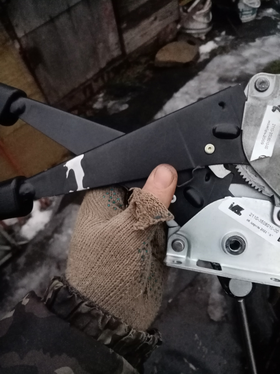 Замена ручника — Lada Приора универсал, 1,6 л, 2010 года | поломка | DRIVE2