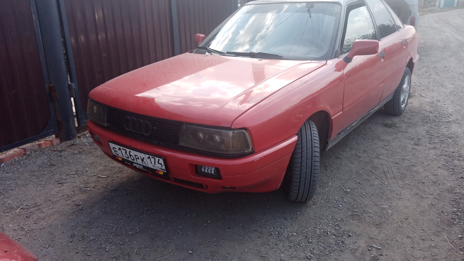 Audi 80 (B3) 1.8 бензиновый 1998 | Красная бочка на DRIVE2