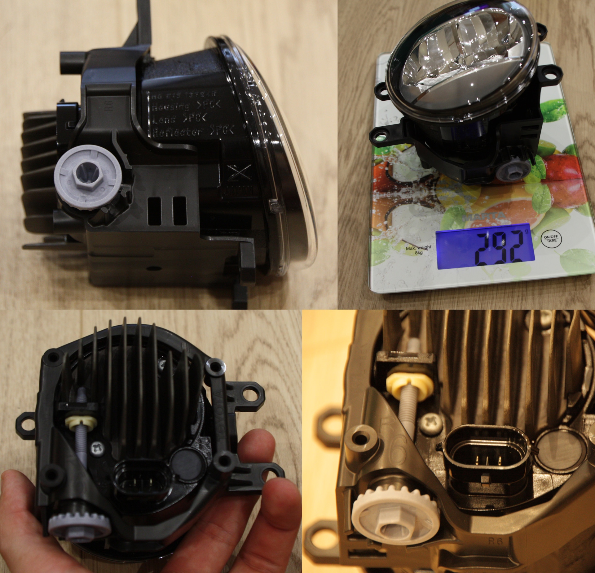 Противотуманные фары LED Lexus/Toyota — Toyota Highlander (XU50), 3,5 л ...