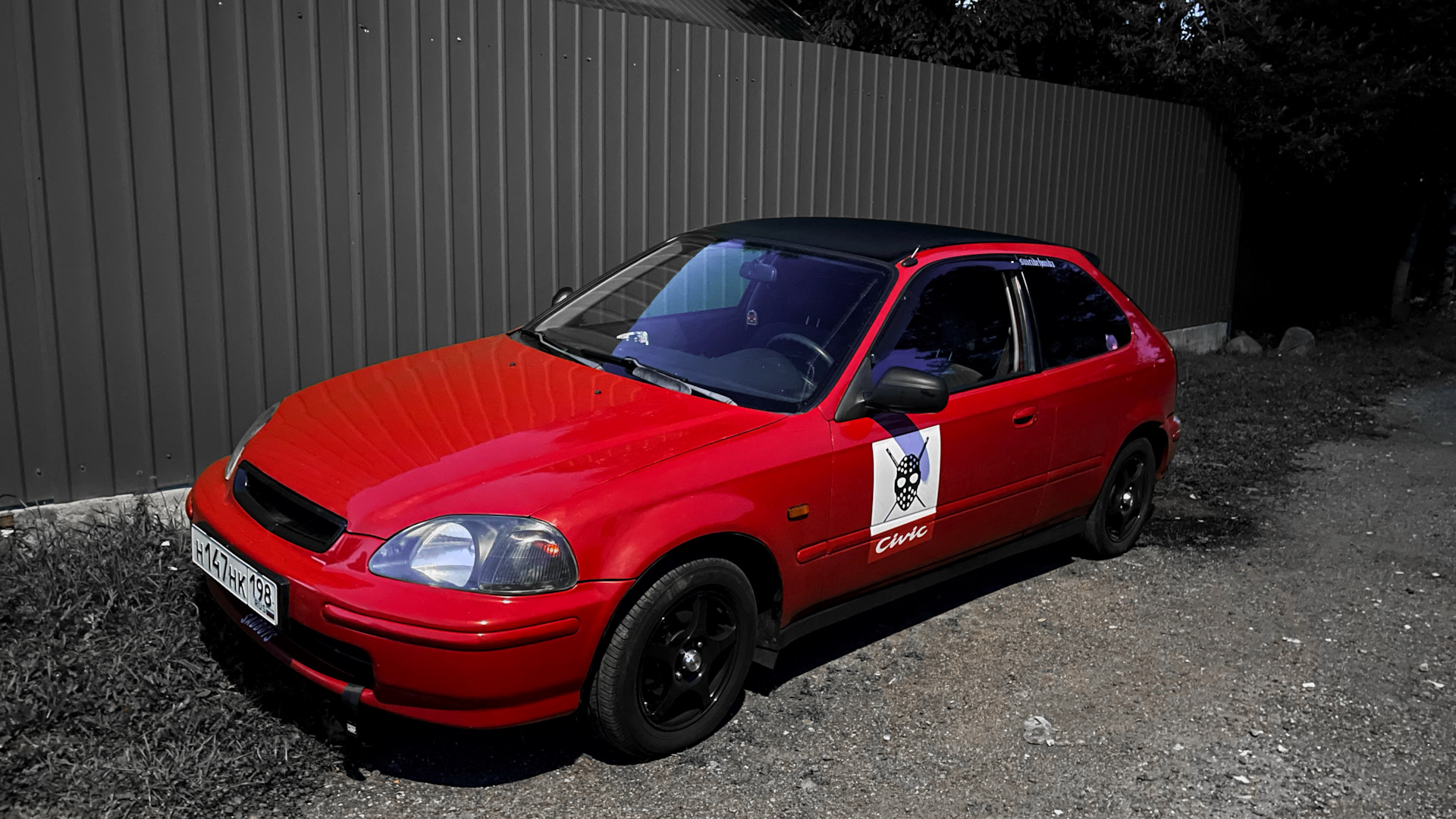 Honda Civic Hatchback (6G) 1.4 бензиновый 1996 | Кепка на DRIVE2
