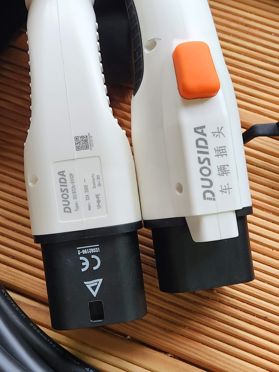 Кабели зарядные и переходник TYPE2 на GBT/AC — Zeekr 001, 2023 года ...