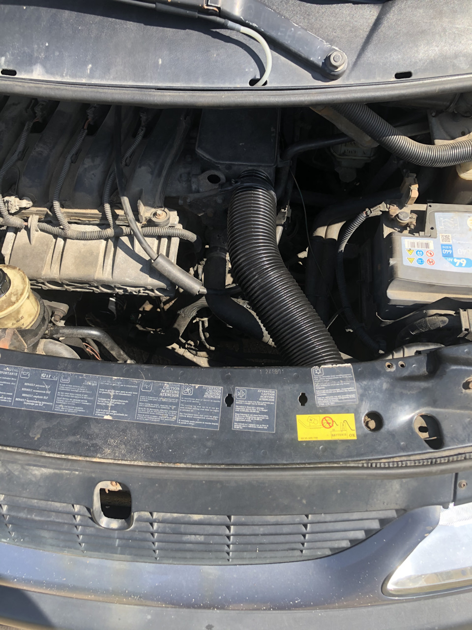 Воздушные патрубки от УАЗ — Renault Espace (3G), 2 л, 2001 года ...