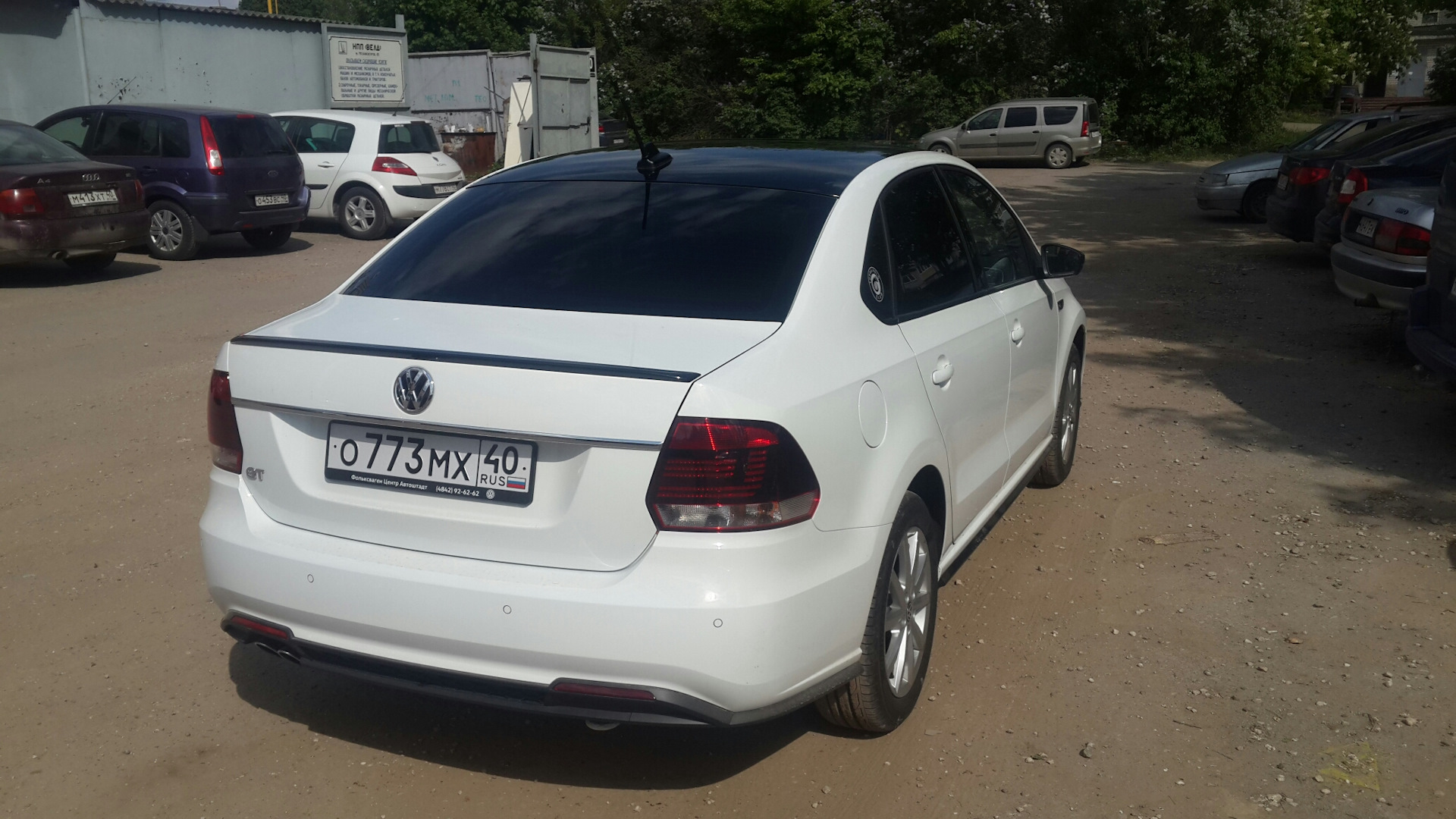 Volkswagen Polo sedan 2014 Р±РµР»С‹Р№