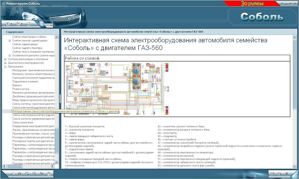 Соболь схема электрооборудования