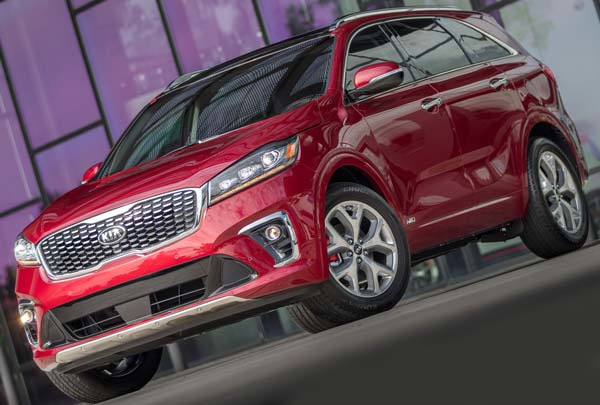 Kia Sorento 2021 красный