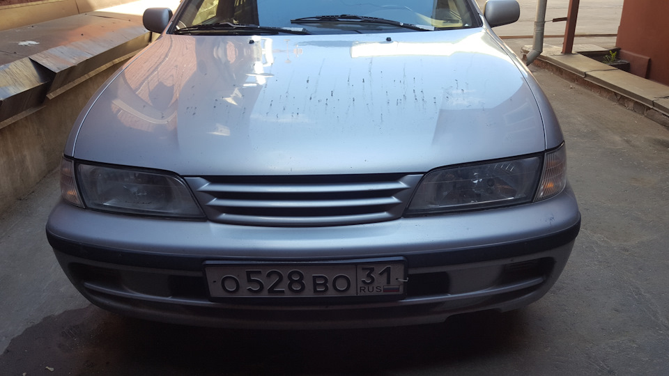 Решетка радиатора))) — Nissan Almera I (N15), 1,6 л, 1998 года | тюнинг ...