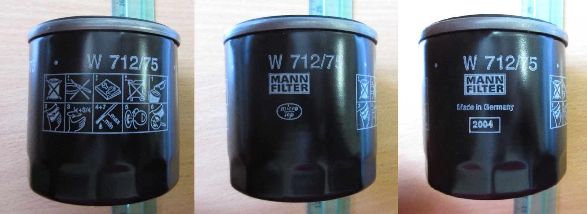 Как отличить фильтр манн. Mann w712/75. Mann-Filter w 712/75. Mann 712/75. Фильтр Mann Touareg.