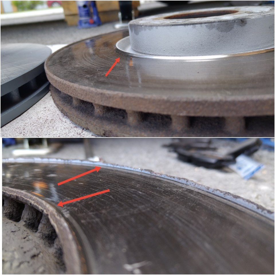 Состояние старого диска на фото… — Opel Grandland X