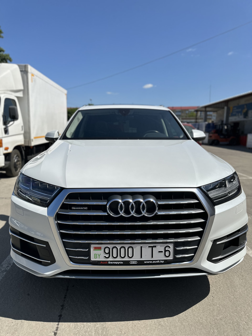 Керамика, химчистка, летняя резина — Audi Q7 (2G), 3 л, 2016 года | шины |  DRIVE2