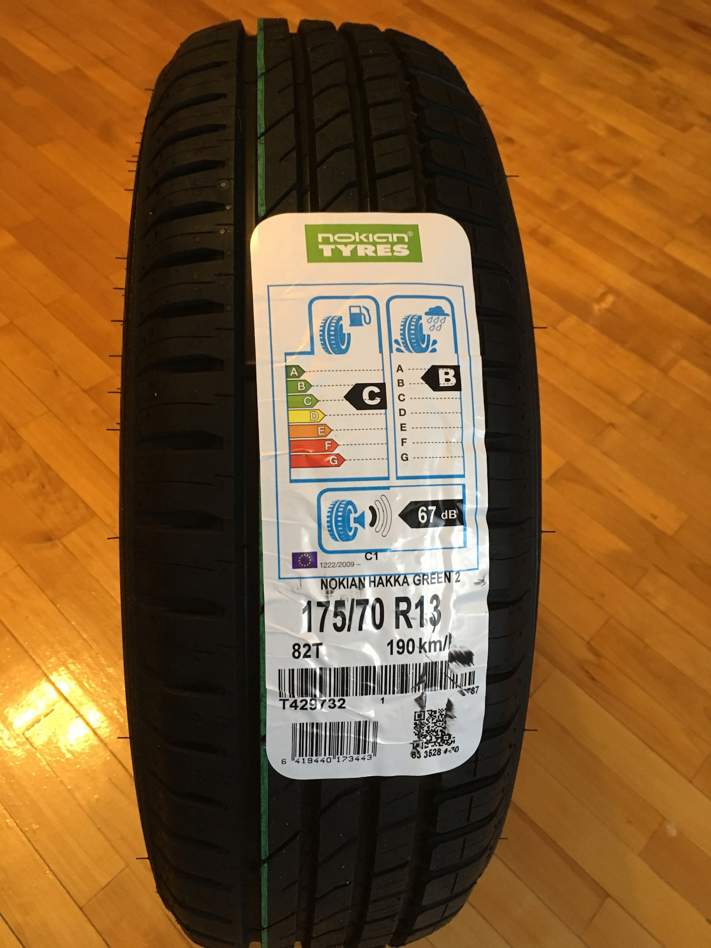 Nokian green 175 70