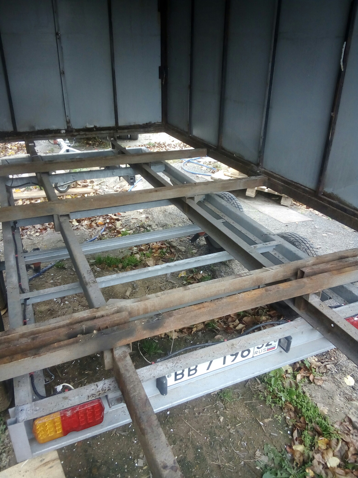 Готовим фургон прицепа на ремонт… — ГАЗ Газель, 2,9 л, 2014 года ...