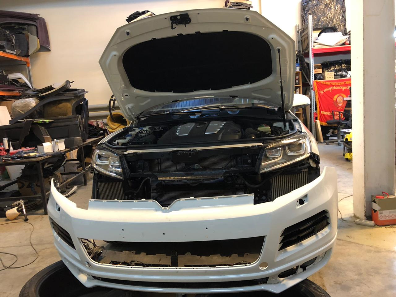 Установка фар Touareg FL в бампер NF R-line. — Volkswagen Touareg (2G ...